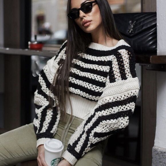 Zara Sweaters - Zara blogger favorite knit sweater Limited edition